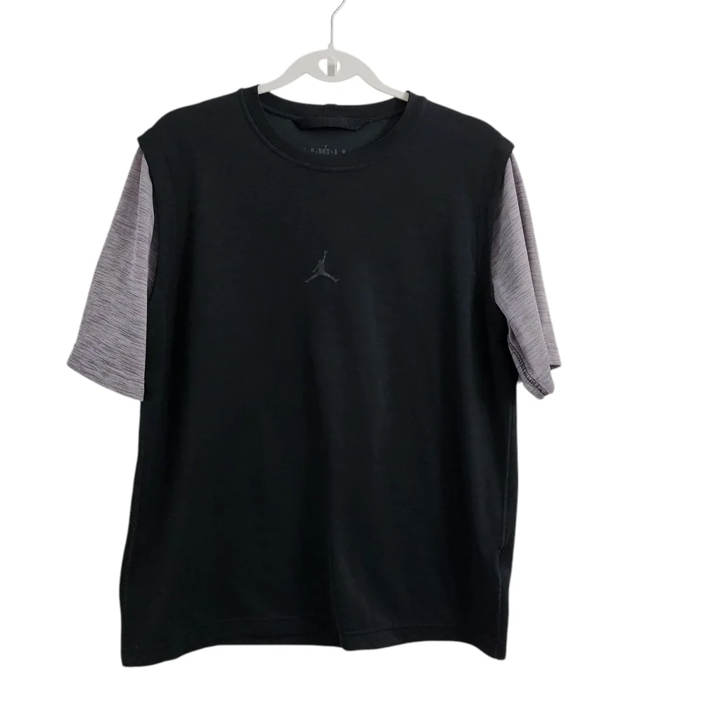 Nike Air Jordan Shirt Mens Medium Black Dri Fit Statement Basketball Top Sports